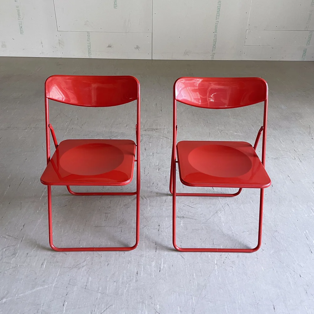 1970's IKEA 'TED' Folding Chairs designed by Niels Gammelgaard